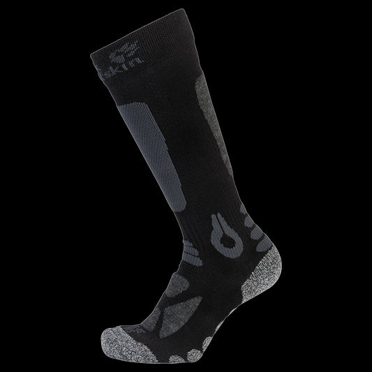 SKI MERINO SOCK HIGH CUT KIDS - Black - 34-36