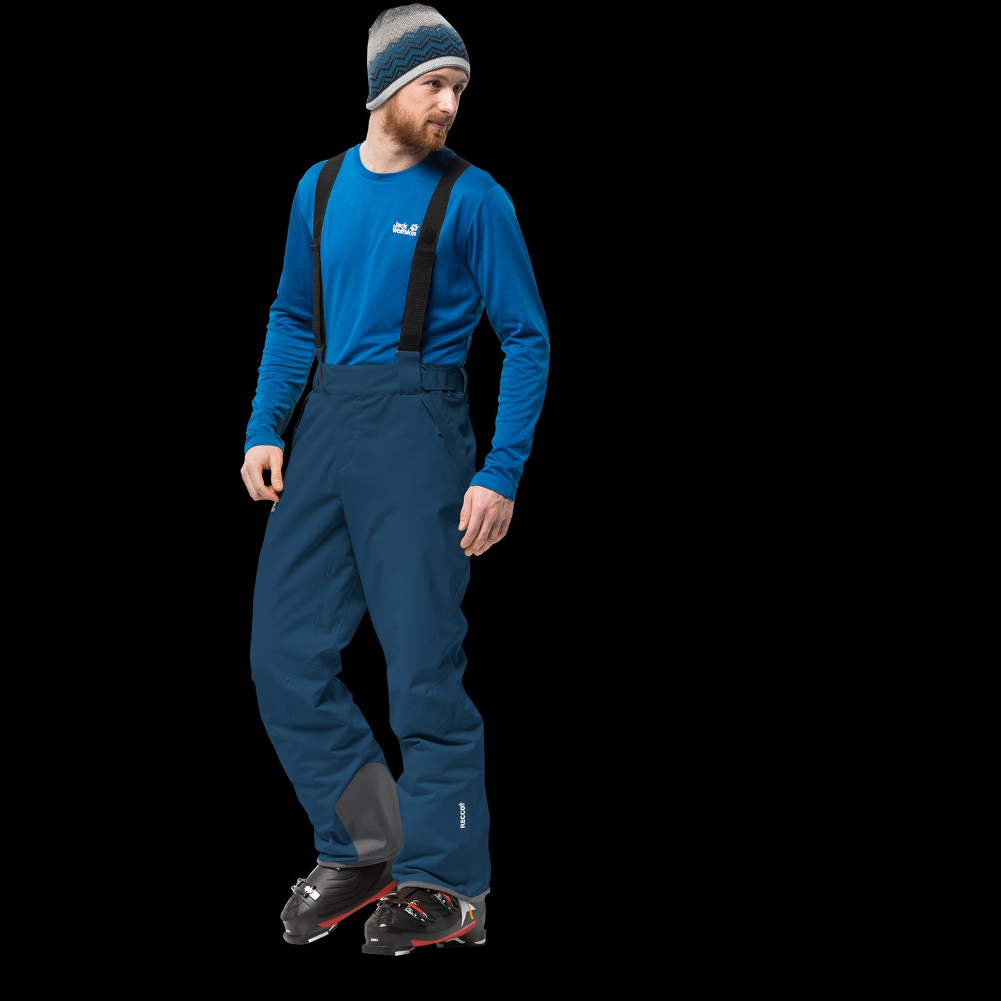 EXOLIGHT PANTS MEN - poseidon blue - 54