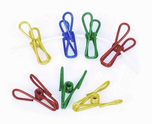 Wäscheklipps aus Metall 12Stck - - - -