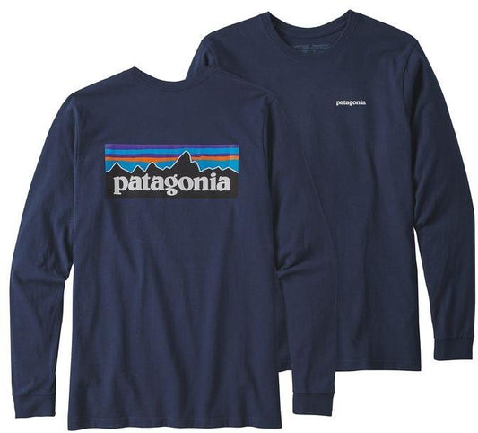 L/S P-6 Logo Responsibili-Tee Ms - classic navy - M