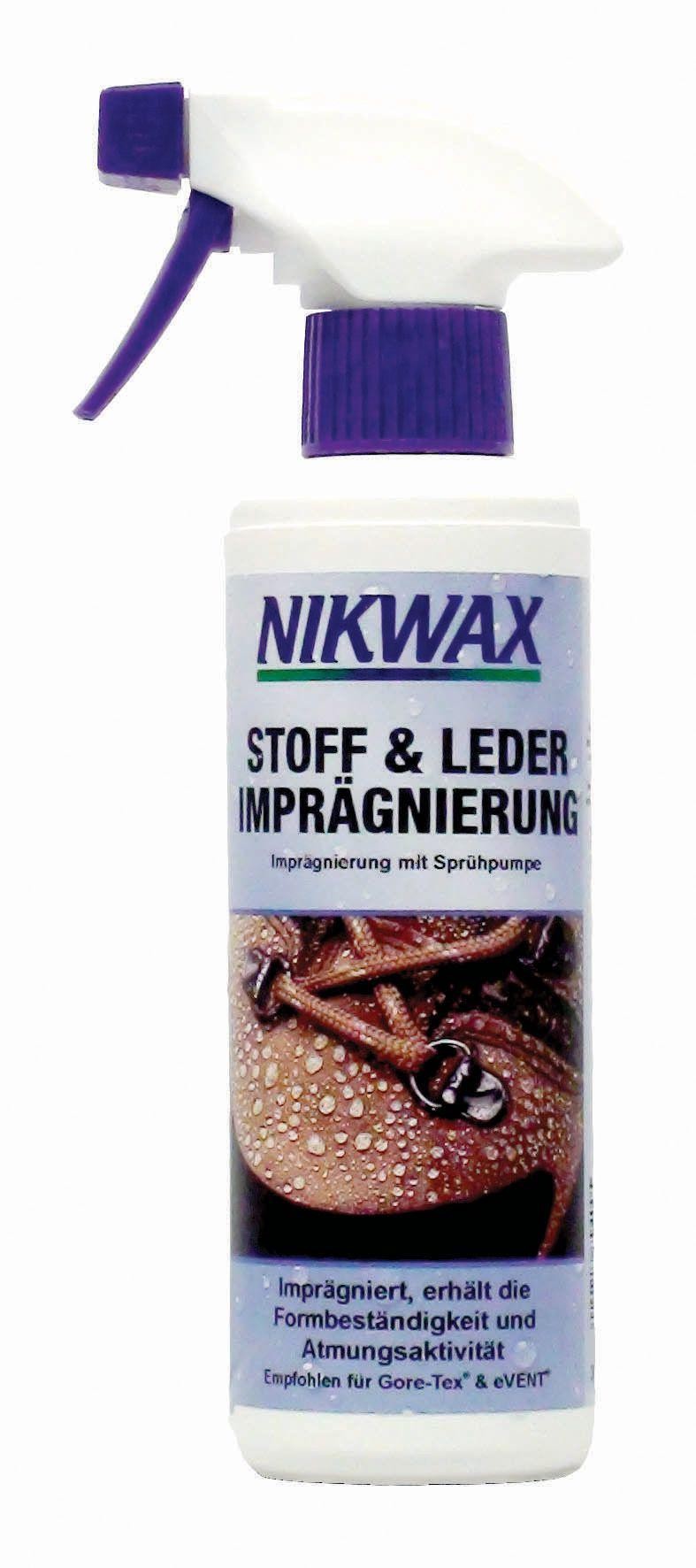 Nikwax Stoff- und Lederimprägnierung 300ml - weiß/lila - -