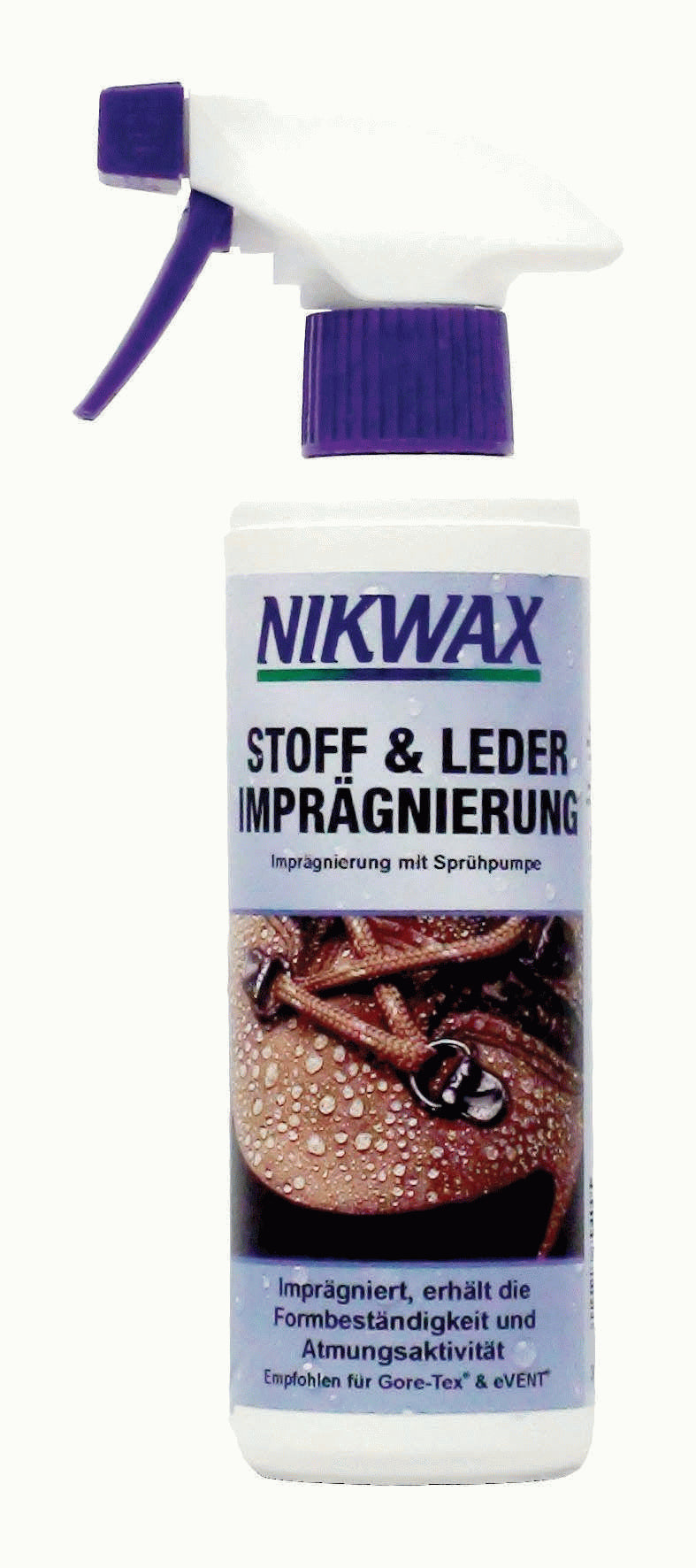 Nikwax Stoff- und Lederimprägnierung 300ml - weiß/lila - -