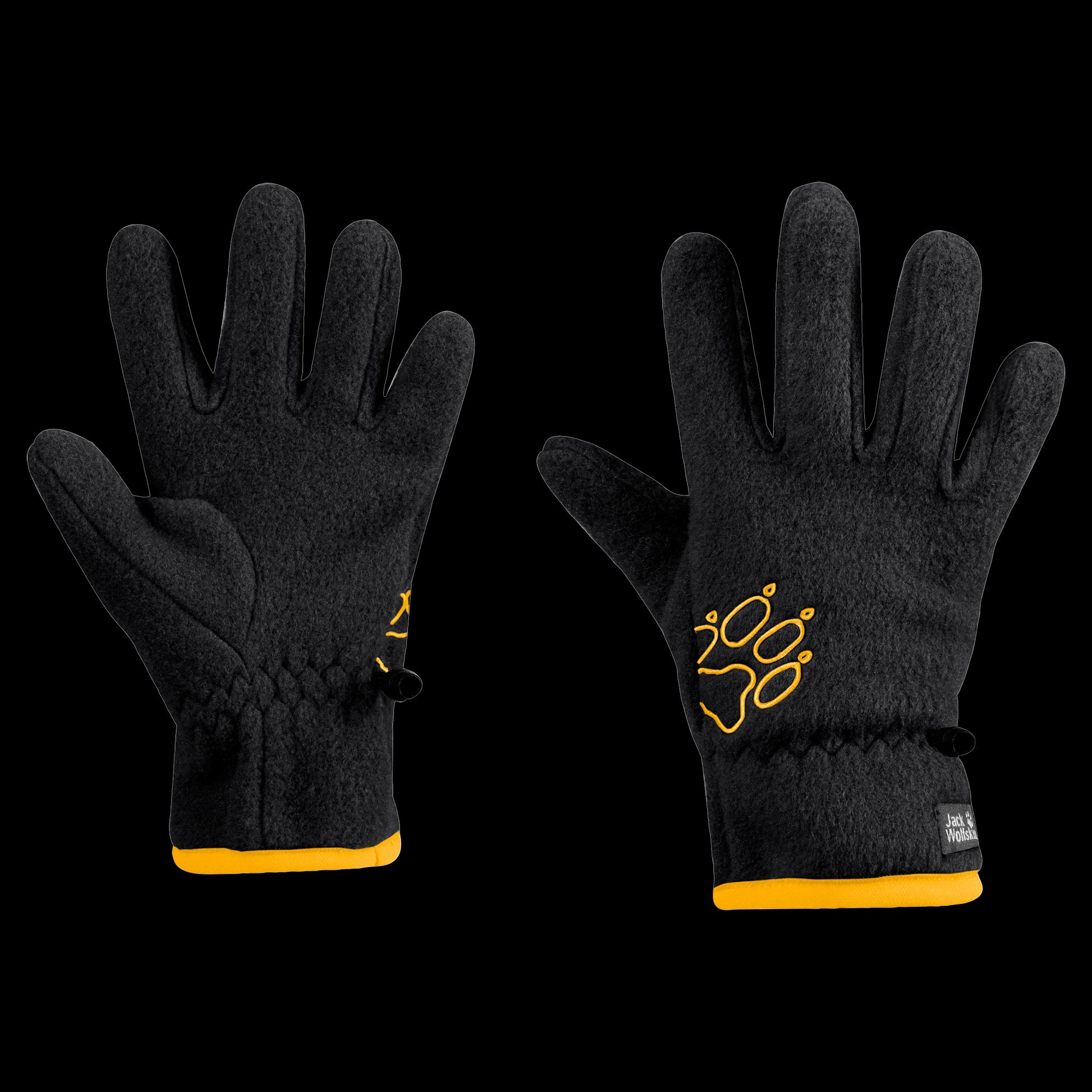 BAKSMALLA FLEECE GLOVE KIDS - Black - 128