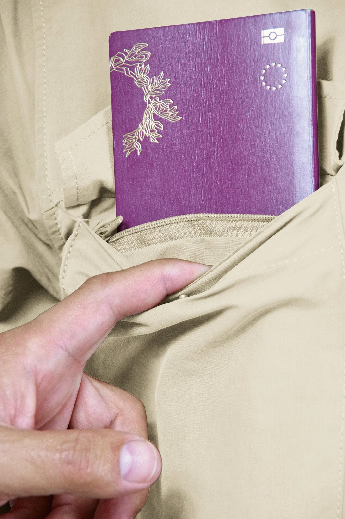 Eanes Herren Jacke - Sand - 48 Herren