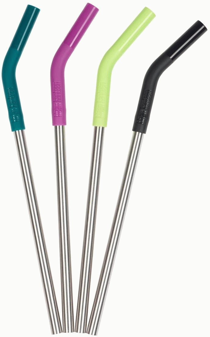 Klean Kanteen Straw 4er Pack - multi color - -