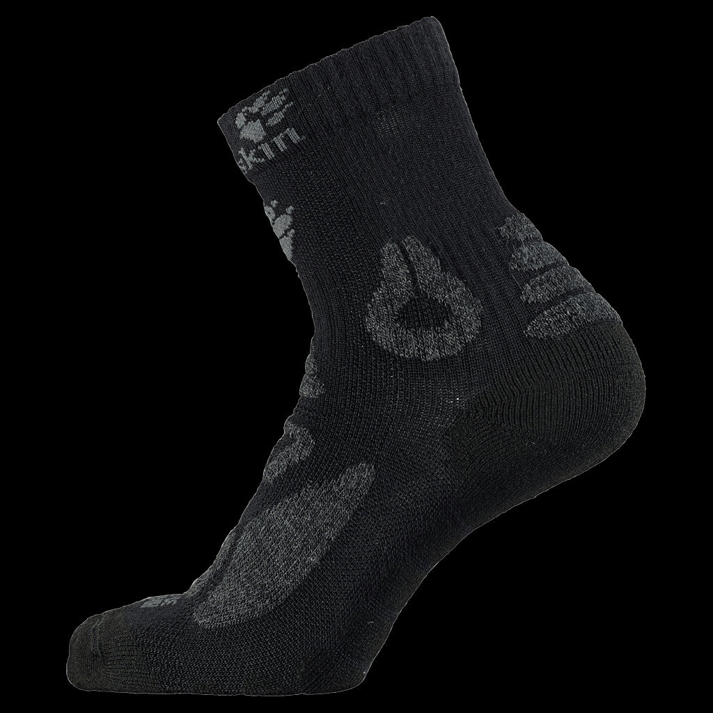 HIKING MERINO CLASSIC CUT KIDS - Black - 31-33