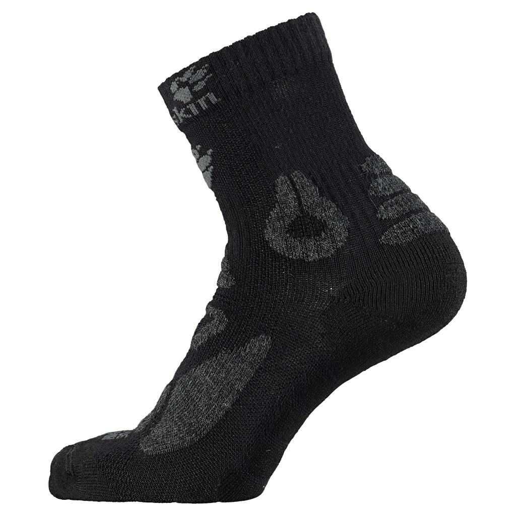 HIKING MERINO CLASSIC CUT KIDS - Black - 31-33