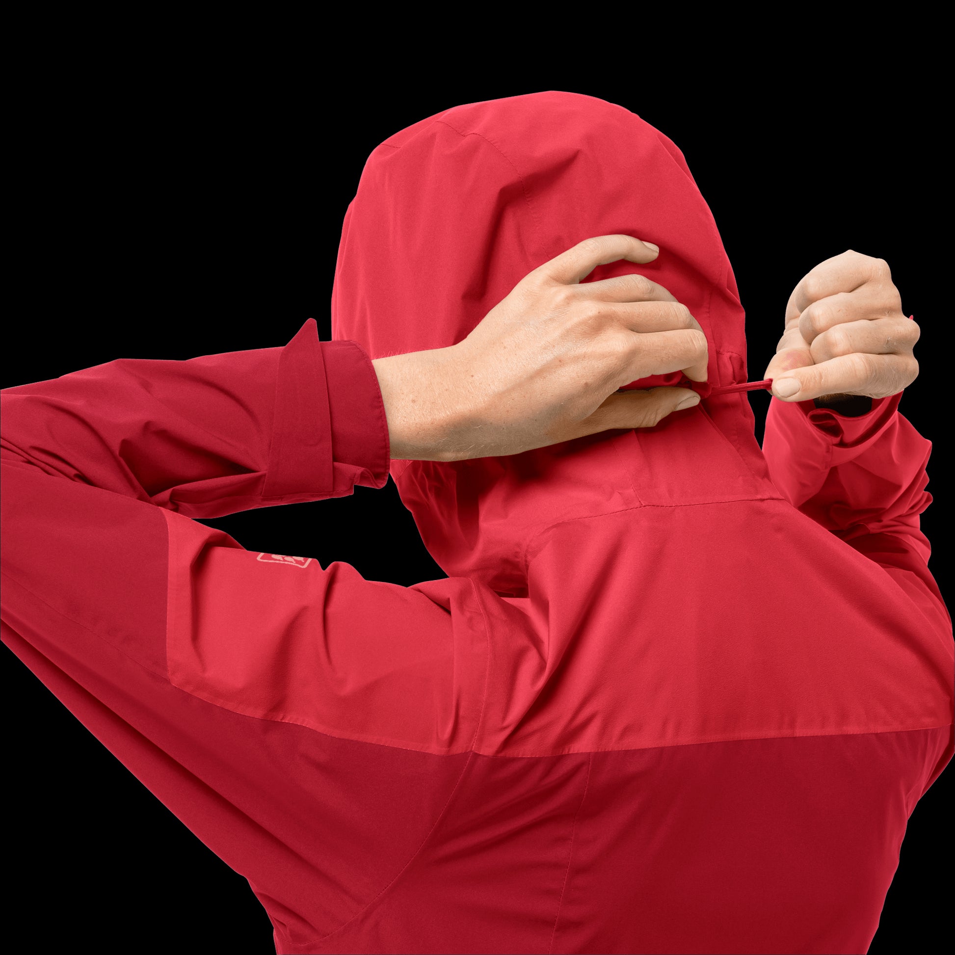 GO HIKE JACKET W - bright scarlet - S