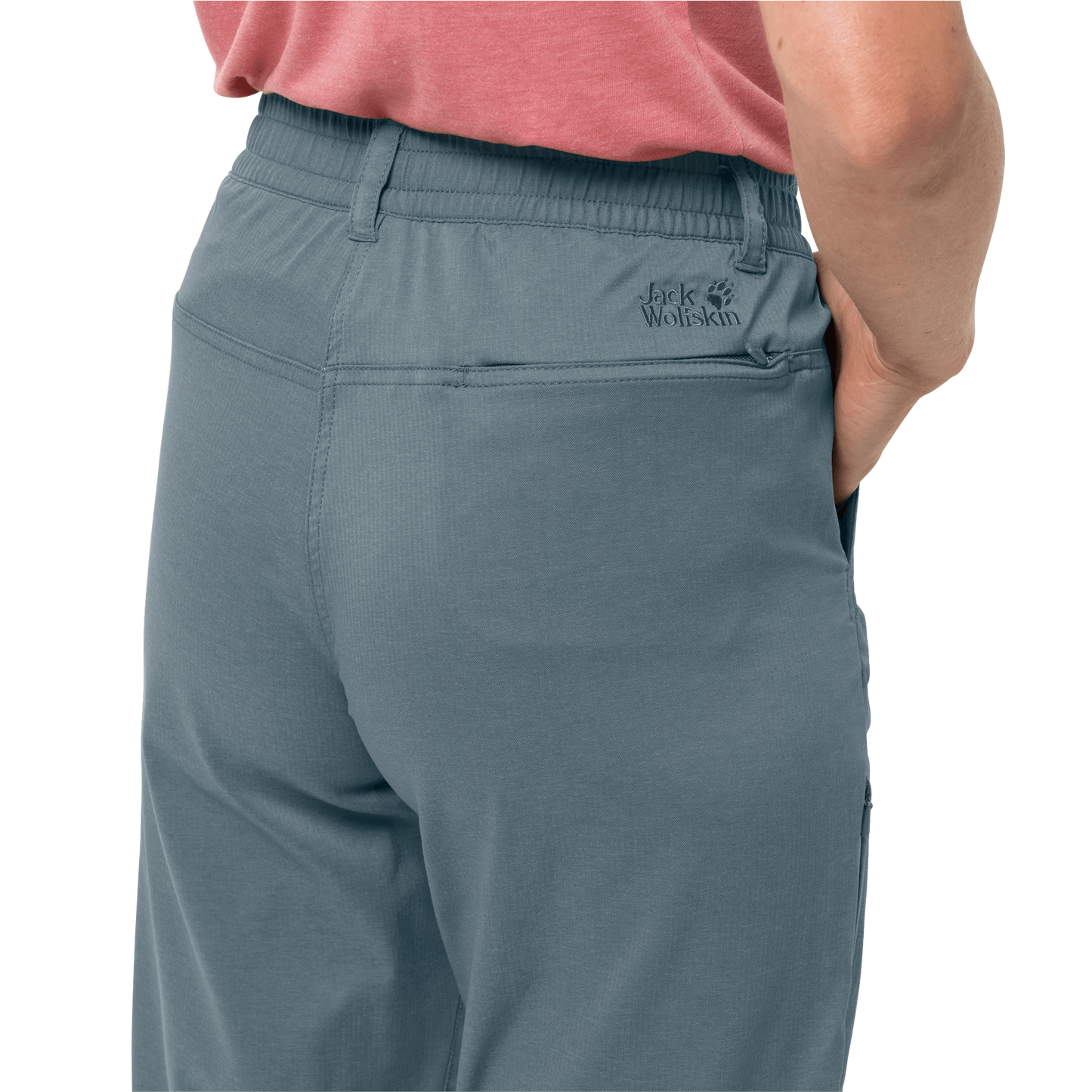 SENEGAL PANTS W - teal grey - L