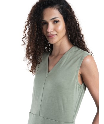 Women Merino 200 Granary Sleeveless V Neck Dress (3)