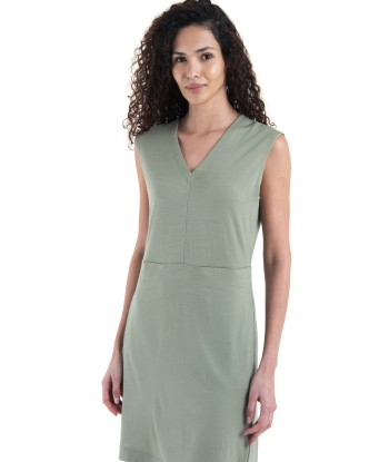 Women Merino 200 Granary Sleeveless V Neck Dress (0)