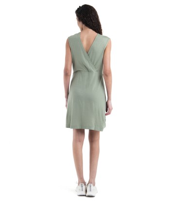 Women Merino 200 Granary Sleeveless V Neck Dress (5)