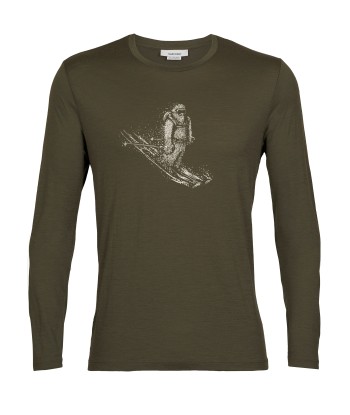 Men Tech Lite II LS Tee Skiing Yeti (1)