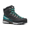 dark anthracite/tropical green