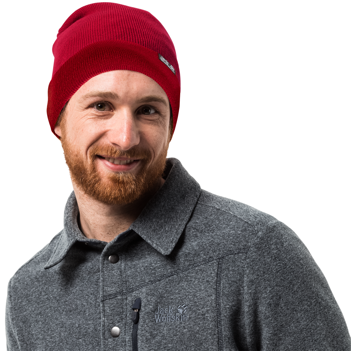 RIB HAT - indian red - ONE SIZE (55-59CM)