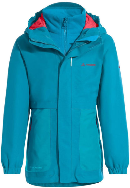 Campfire 3in1 Jacket Girls - arctic blue - 92 Kinder