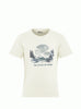 PRINT cotton white
