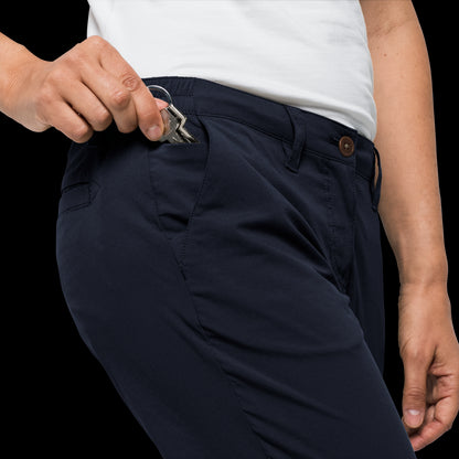 DESERT ROLL-UP PANTS W - Midnight Blue - 76