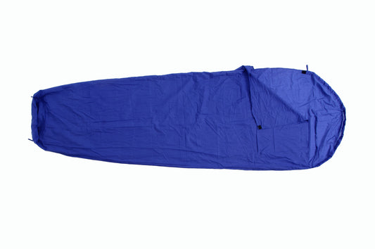 BN Mischgewebe Inlett Mumienform - royalblau - -