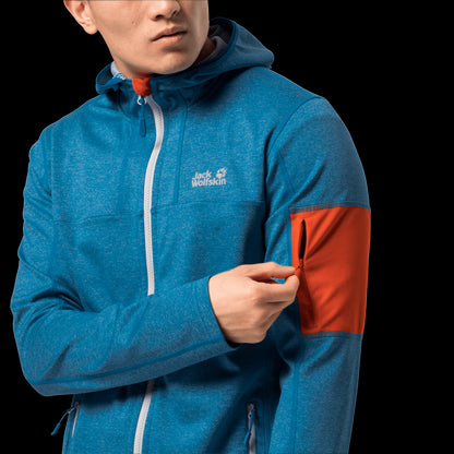 MILFORD HOODED JACKET M - blue pacific - S