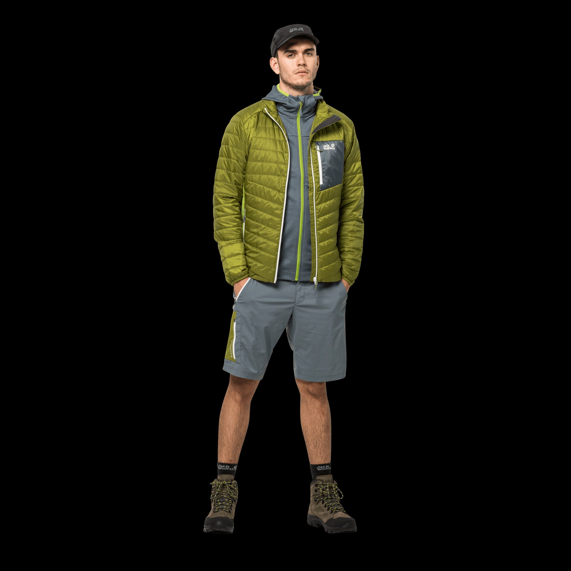OVERLAND SHORTS M - Storm Grey 6160 - 54