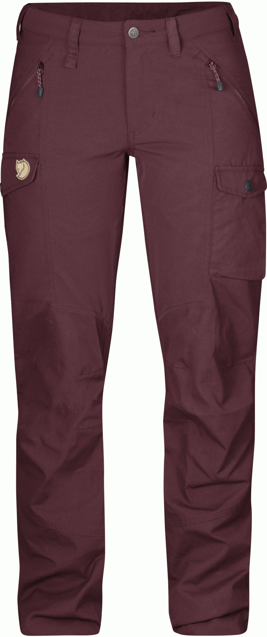 Nikka Trousers Curved - dark garnet - 34 Damen