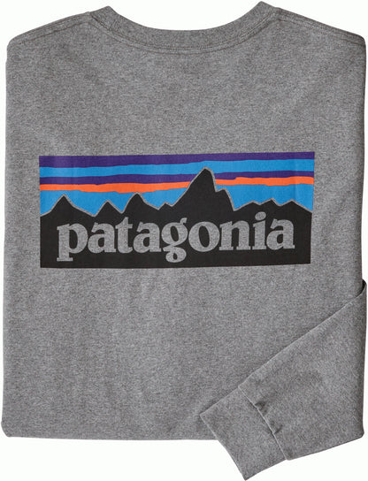 M's Long-Sleeved P-6 Logo Responibili-Tee - Gravel Heather - S