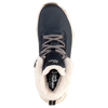 dark blue / off-white