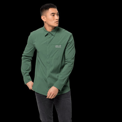 JWP LS SHIRT M - sage - M