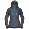 solid dark grey/clear ice blue