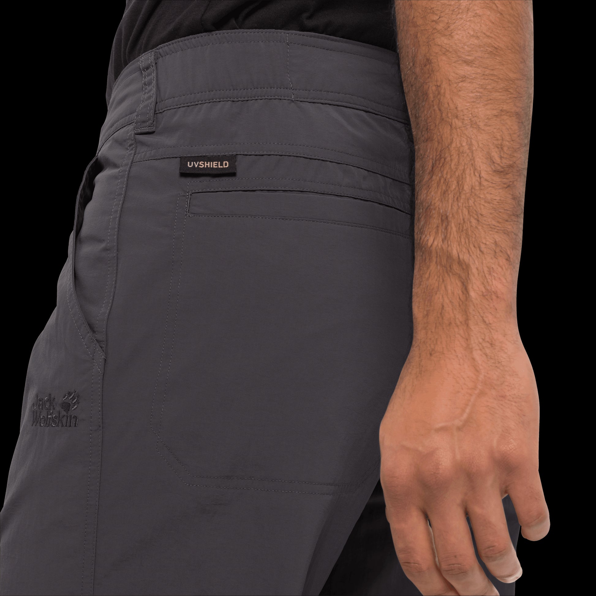 CANYON ZIP OFF PANTS - asphalt - 106
