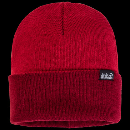 RIB HAT - indian red - ONE SIZE (55-59CM)