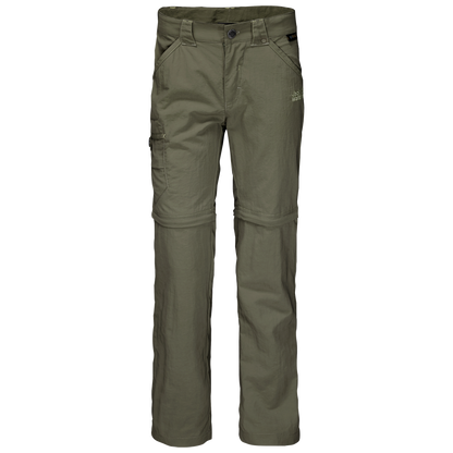 SAFARI ZIP OFF PANTS K - woodland green - 92