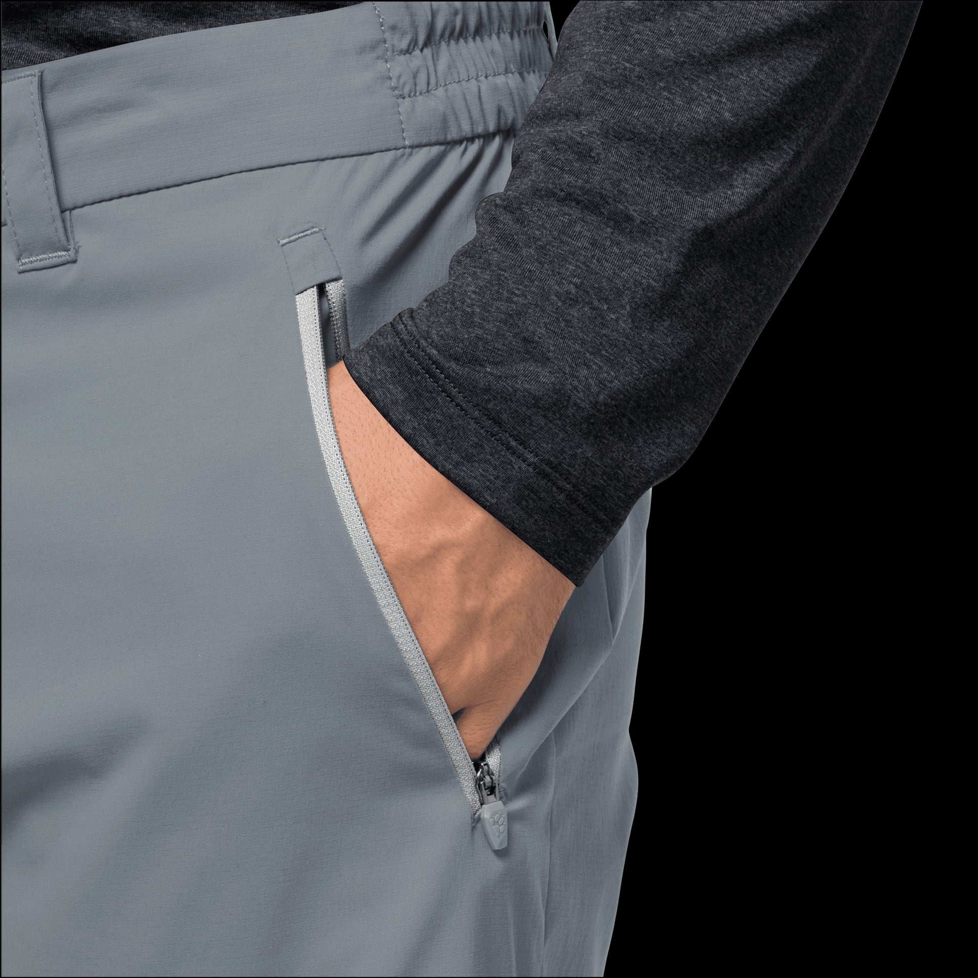 OVERLAND SHORTS M - Storm Grey 6160 - 54