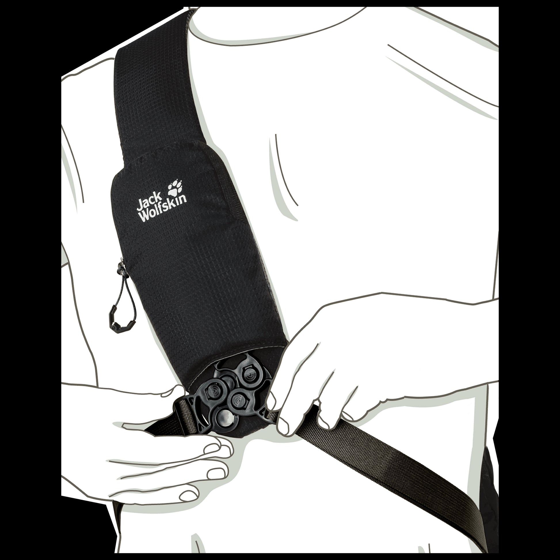 DELTA BAG AIR - black - ONE SIZE