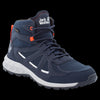 dark blue / red