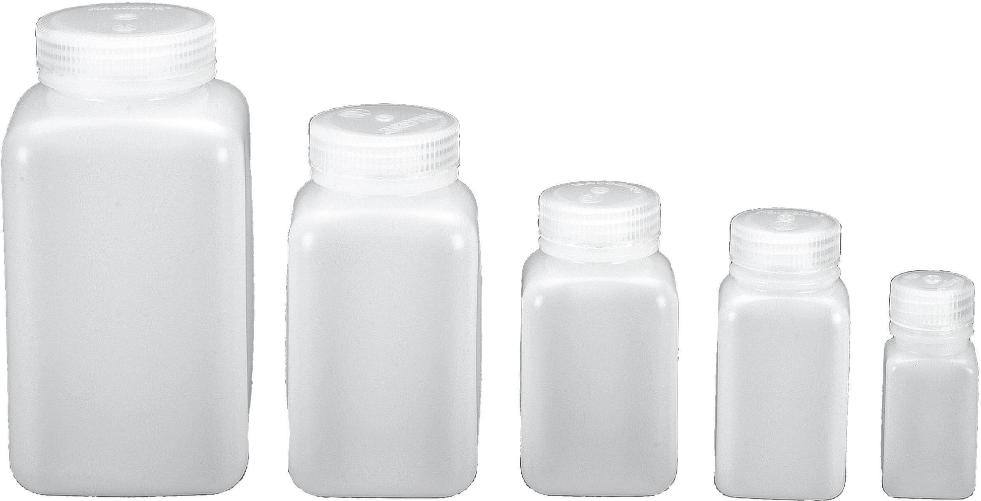 Weithalsflasche quader, 1000ml - - - -