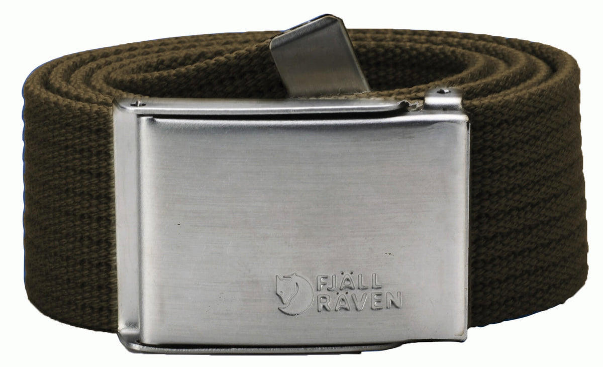 Canvas Belt - dark olive - ONE SIZE