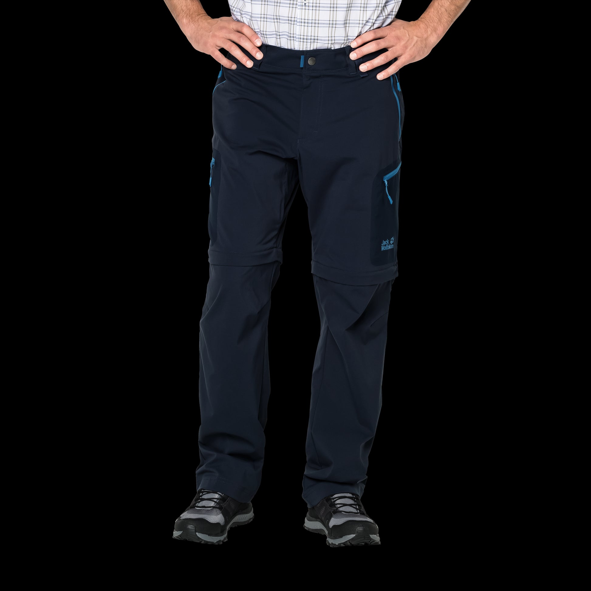 ACTIVATE LIGHT ZIP OFF MEN - night blue - 56