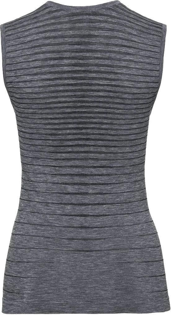 Slim Crew Neck Singlet - grey melange - S