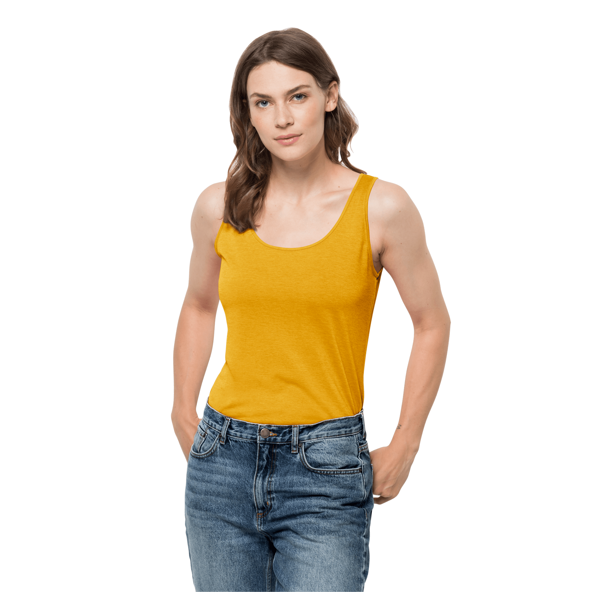 PACK & GO TANK W - burly yellow XT - S