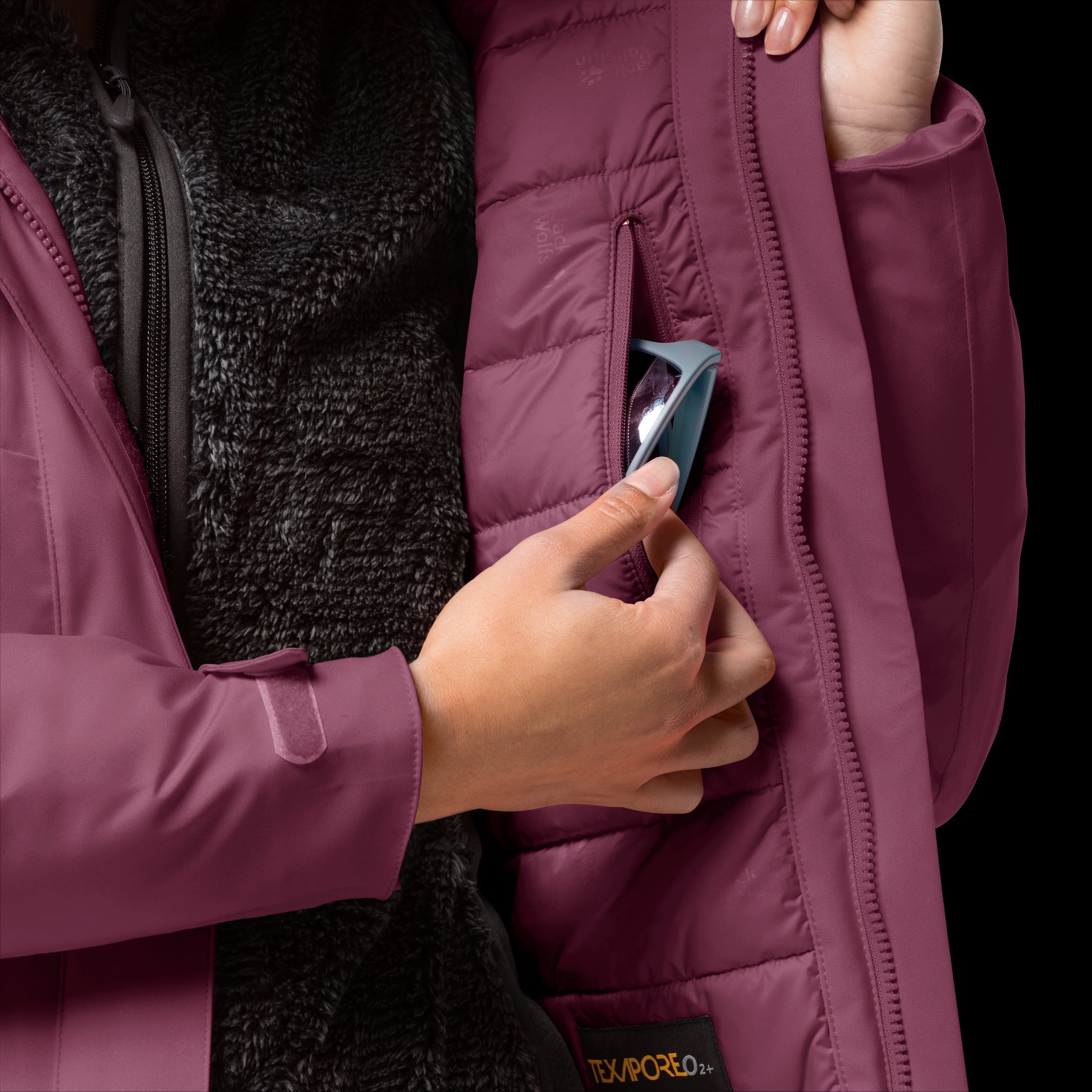 TROPOSPHERE JACKET W - violet quartz - L
