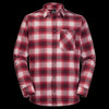 dark lacquer red checks