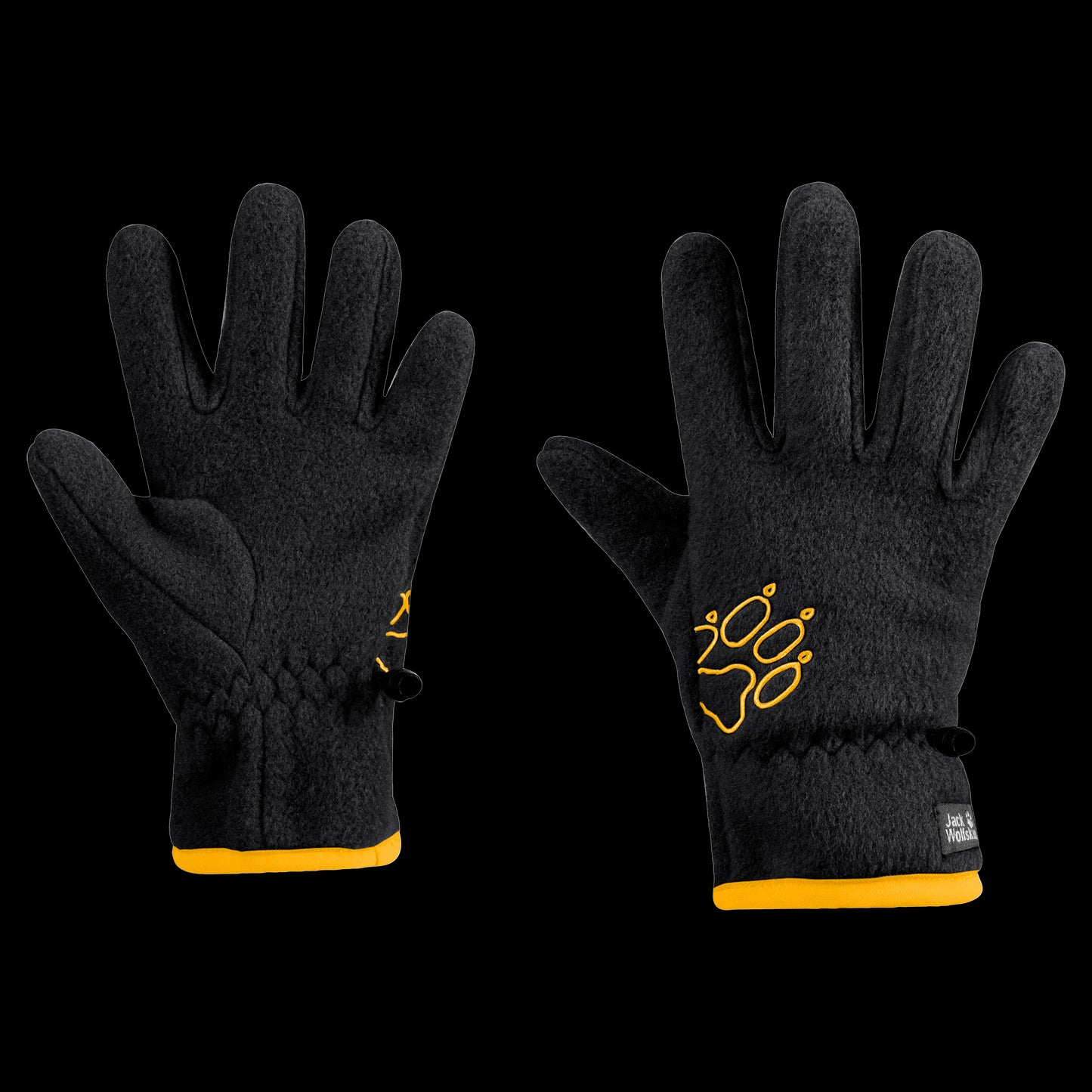 BAKSMALLA FLEECE GLOVE KIDS - Black - 128