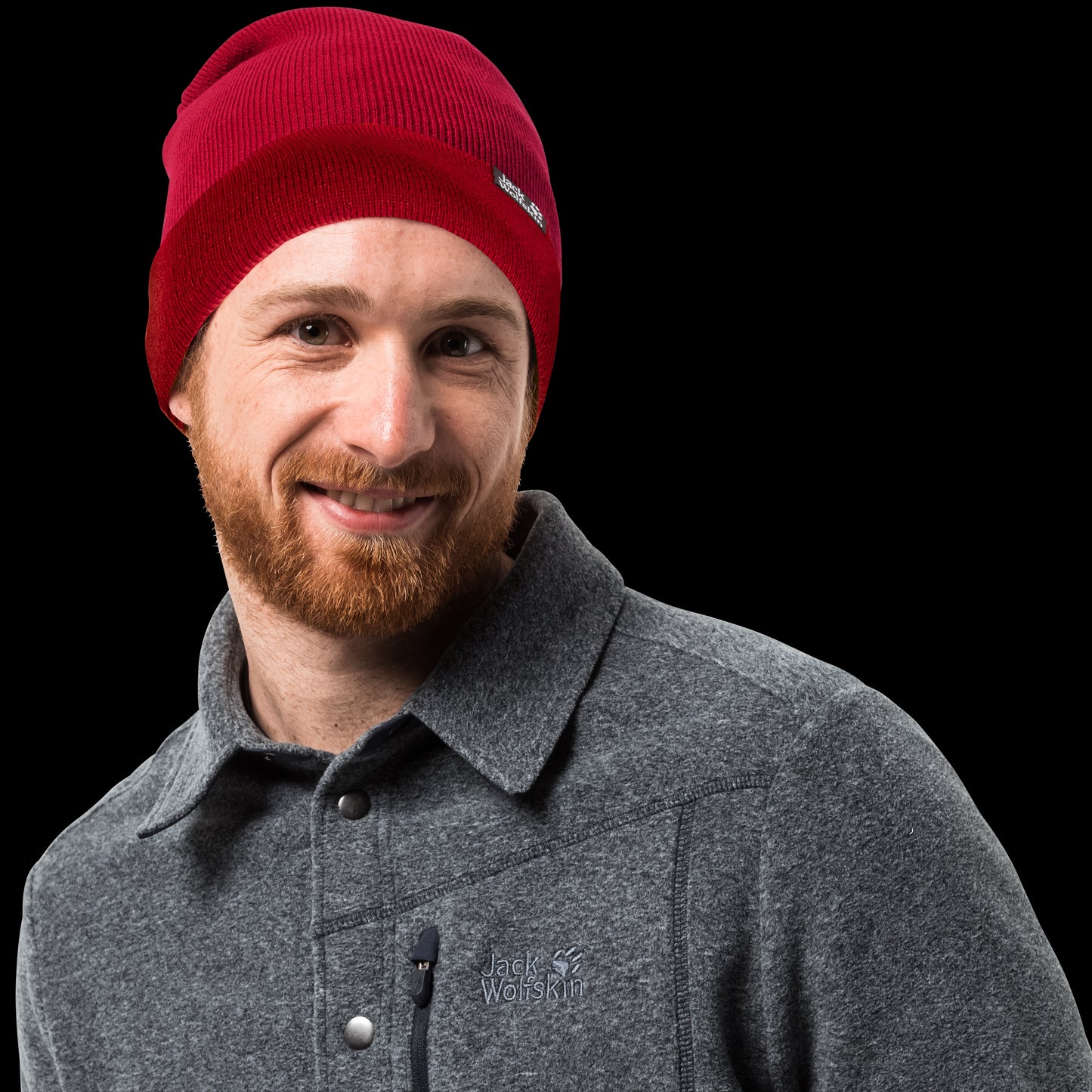 RIB HAT - indian red - ONE SIZE (55-59CM)